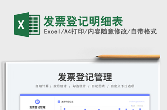 2025发票登记明细表