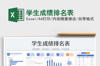 2025学生成绩排名表