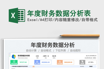 2025年度财务数据分析表