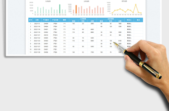 2025产品出入库统计分析表