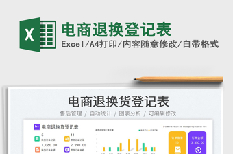 2025电商退换登记表