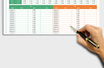 2025收入支出明细表-自动查询