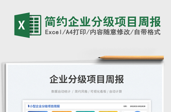 2025简约企业分级项目周报