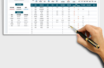 2025双十一购物清单预算计划表