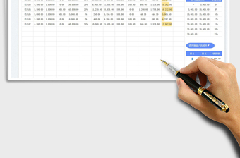 2025销售人员提成薪资-工资表