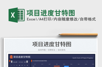 2025项目进度甘特图