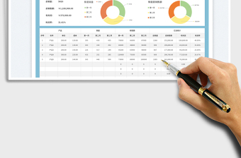 2025简约风公司销售数据报表（季度）