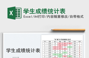 2025学生成绩统计表
