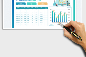 2025蓝色商务风开门红销售业绩可视化报表