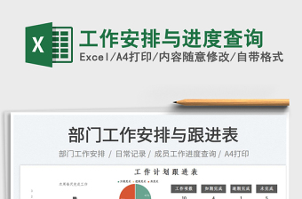 2025工作安排与进度查询