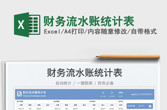 2025财务流水账统计表