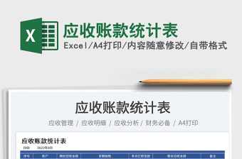 2025应收账款统计表