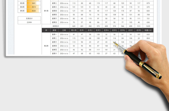 2025销量每周统计表