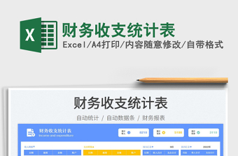 2025财务收支统计表