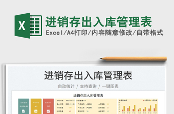 2024库管excel表格技能大全