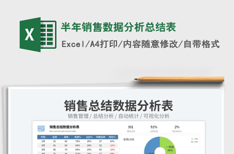 2025半年销售数据分析总结表