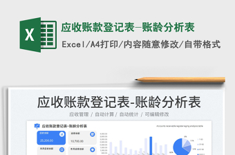 2025应收账款登记表-账龄分析表