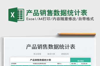 2025产品销售数据统计表