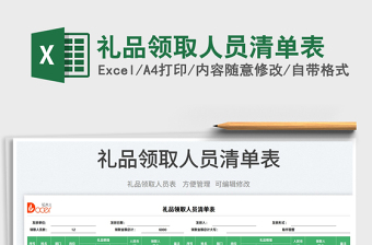 2025礼品领取人员清单表