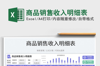 2025商品销售收入明细表