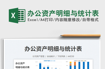 2025办公资产明细与统计表