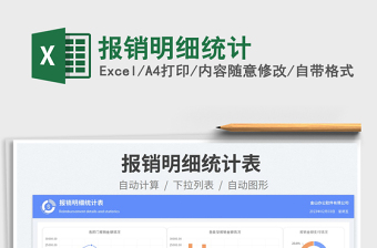 2025报销明细统计免费下载