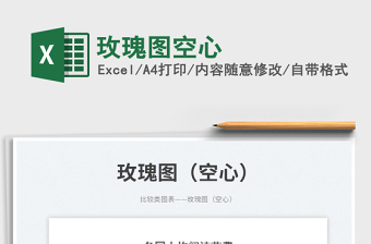 2025玫瑰图空心免费下载