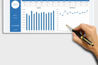 2025销售额全年登记数据图表免费下载