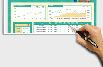 2025可爱卡通风英语单词学习计划表免费下载