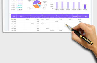 2025家庭消费明细统计表免费下载