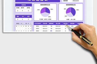 2025项目进度表免费下载