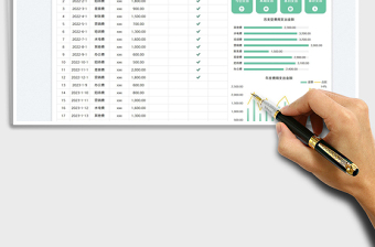 2025年度费用支出统计表免费下载