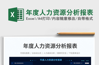 2025年度人力资源分析报表免费下载