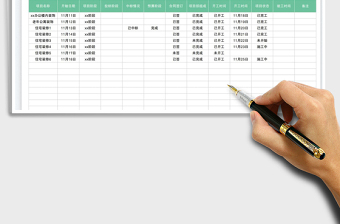 2025工程项目进度表免费下载