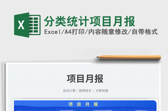 2025分类统计项目月报免费下载