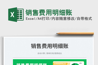 2025销售费用明细账免费下载