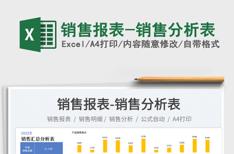 2025销售报表-销售分析表免费下载