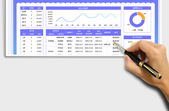 2025蓝色渐变(按时间节点）目标客户开发计划表免费下载