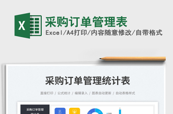 2025采购订单管理表免费下载