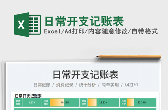 2025日常开支记账表免费下载