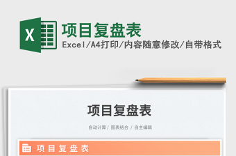 2025项目复盘表免费下载