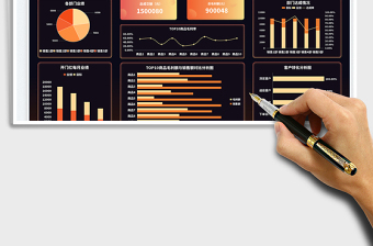 2025开门红销售业绩可视化数据报表 免费下载
