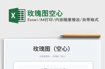 2025玫瑰图空心免费下载