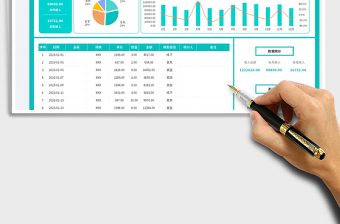 2025销售收入明细统计免费下载