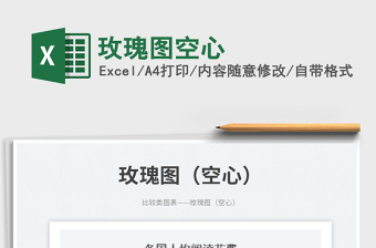 2025玫瑰图空心免费下载