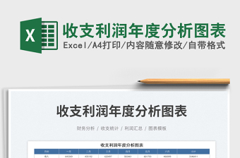 2025收支利润年度分析图表免费下载