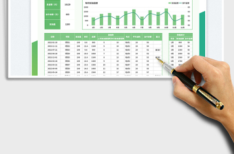 2025加油统计表免费下载
