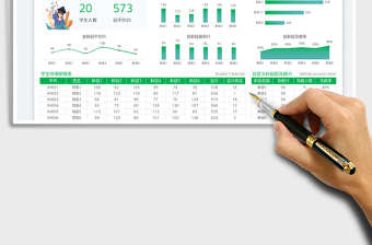 2025学生成绩统计分析表免费下载