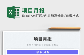 2025项目月报免费下载