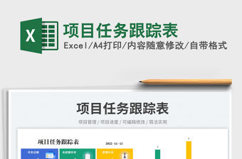 2025项目任务跟踪表免费下载